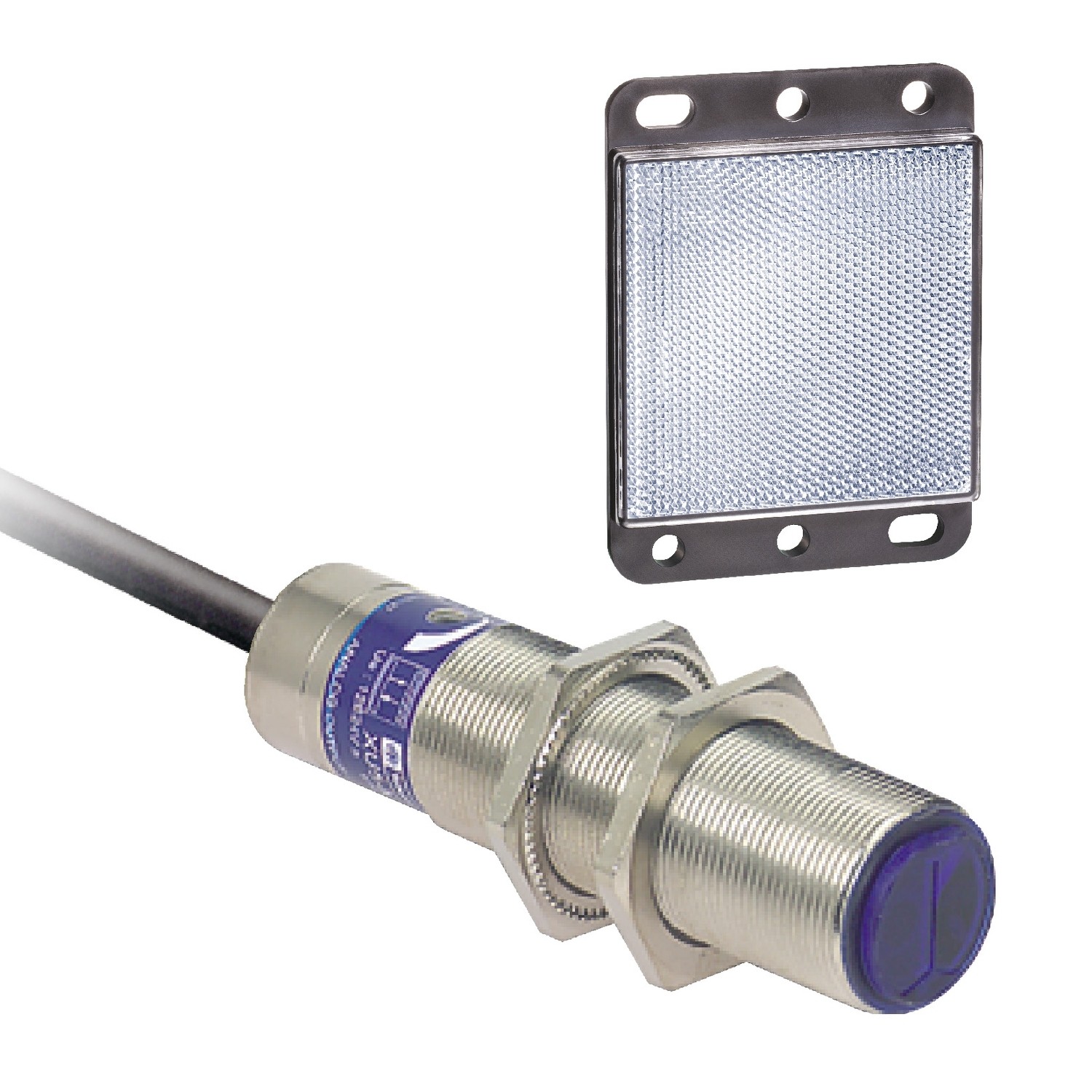 Photo-electric sensor - XU9 - polarised - Sn 2m - 24..240VAC/DC - cable 2m