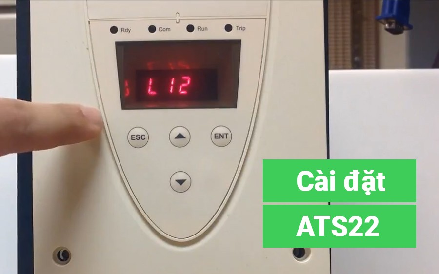 Hướng dẫn cài đặt khởi động mềm Schneider Altistart 22 Hướng dẫn cài đặt khởi động mềm Schneider Altistart 22