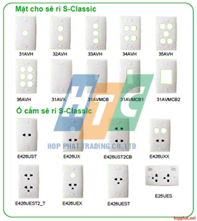 Công tắc, ổ cắm series S-Classic