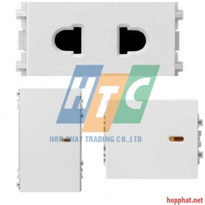 Công tắc, ổ cắm series Zencelo A (màu trắng)