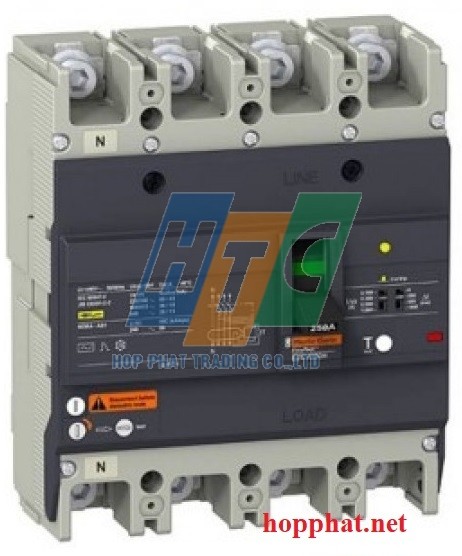 MCCB EasyPact EZCV250 ELCB