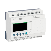 26 I/O, 24Vdc, 16 inputs (including 6 analog), 10 relay outputs, with clock