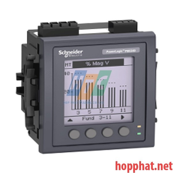Đồng hồ 4 biểu giá PM5000, độ chính xác 0,5%, đo sóng hài - 31 bậc, modbus TCP/IP - METSEPM5340