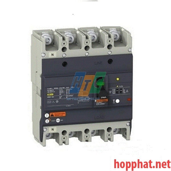  Át tô mát chống dòng dò MCCB 4P 80A 25kA (0.1-1A) EZCV250N4080