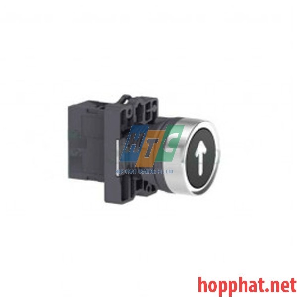 Nút nhấn thả Ø22, N/O, có ký hiệu, màu đen - XA2EA3341