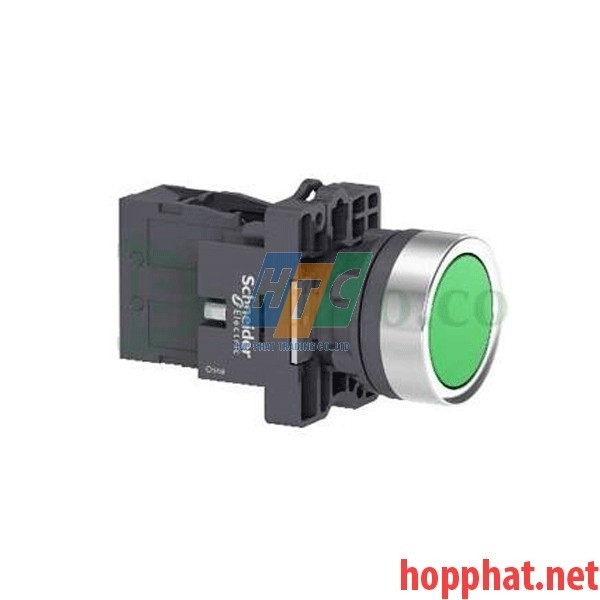 Nút nhấn giữ Ø22, N/O, màu xanh lá - XA2EH031