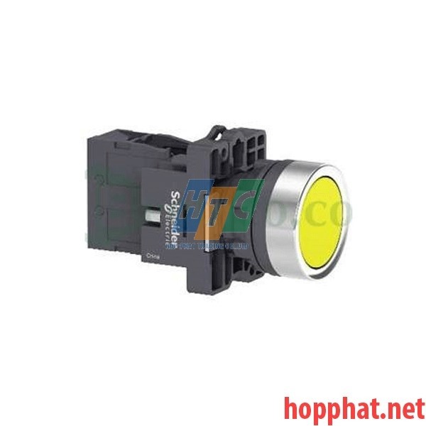 Nút nhấn giữ Ø22, N/O, màu vàng - XA2EH051