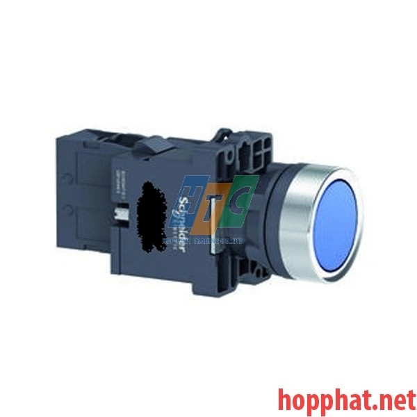 Nút nhấn giữ Ø22, N/O, màu xanh dương - XA2EH061