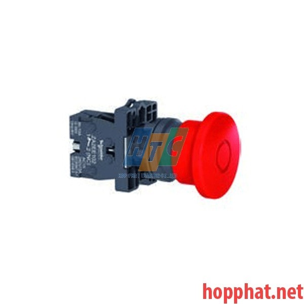 Nút dừng khẩn cấp Ø22, đường kính Ø40mm, màu đỏ, N/C, nhấn-kéo thả - XA2ET42