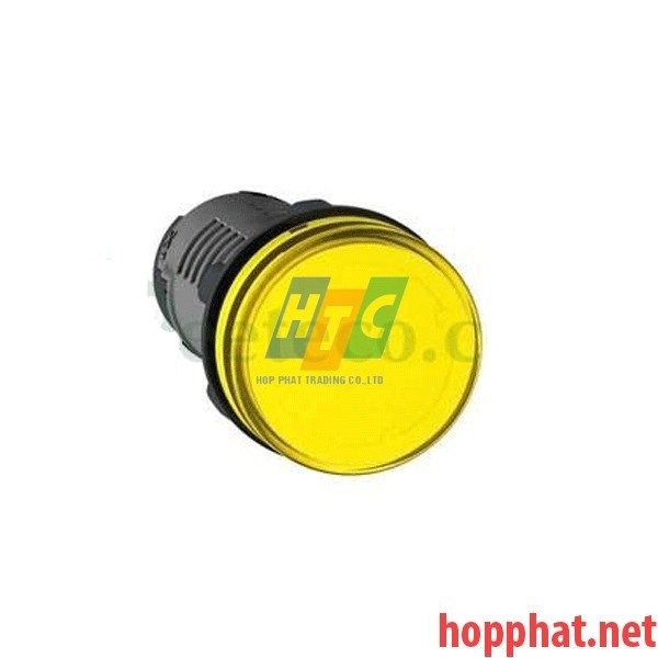 Đèn báo Ø22 điện áp 24V AC/DC màu vàng - XA2EVB5LC