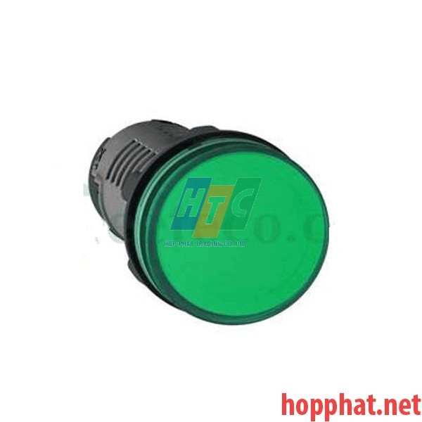 Đèn báo Ø22 điện áp 110V DC màu xanh lá - XA2EVFD3LC