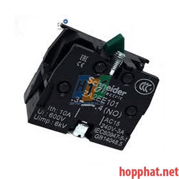 Tiếp điểm phụ dùng cho nút nhấn và công tắc họ XB2, N/O - ZA2EE101