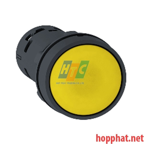 Nút nhấn thả Ø 22mm, N/O+N/C, màu vàng - XB7NA85