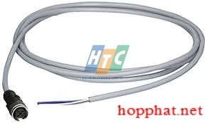 PRE-WIRED CONNECTOR, PVC, FEMALE, M12, 4 - XZCPV1141L2