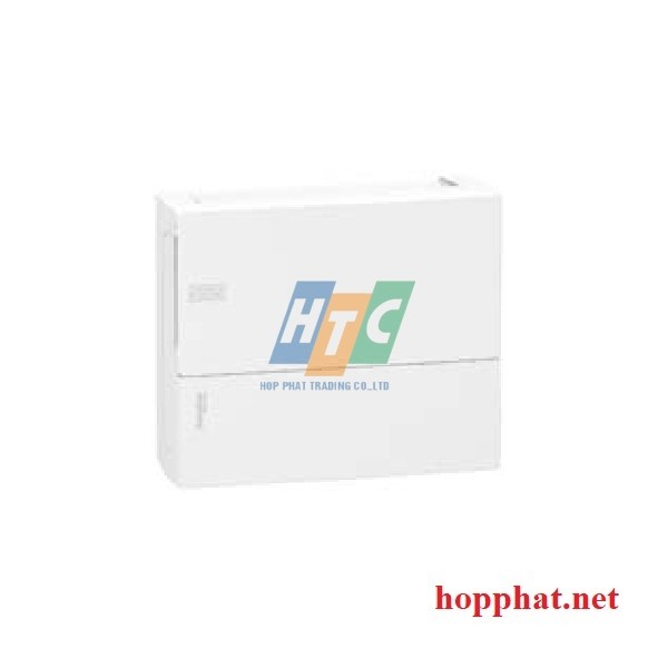 Tủ điện nhựa nổi 12 modul cửa trơn