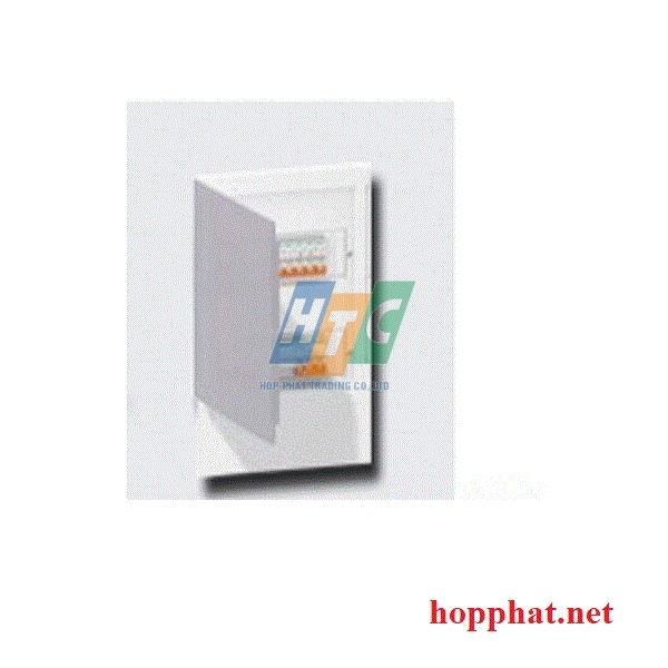 Tủ điện nhựa âm tường 6 modul cửa mờ
