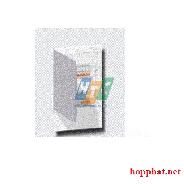 Tủ điện nhựa âm tường 12 modul cửa mờ