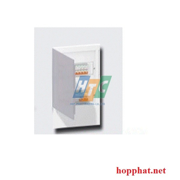 Tủ điện nhựa âm tường 18 modul cửa mờ